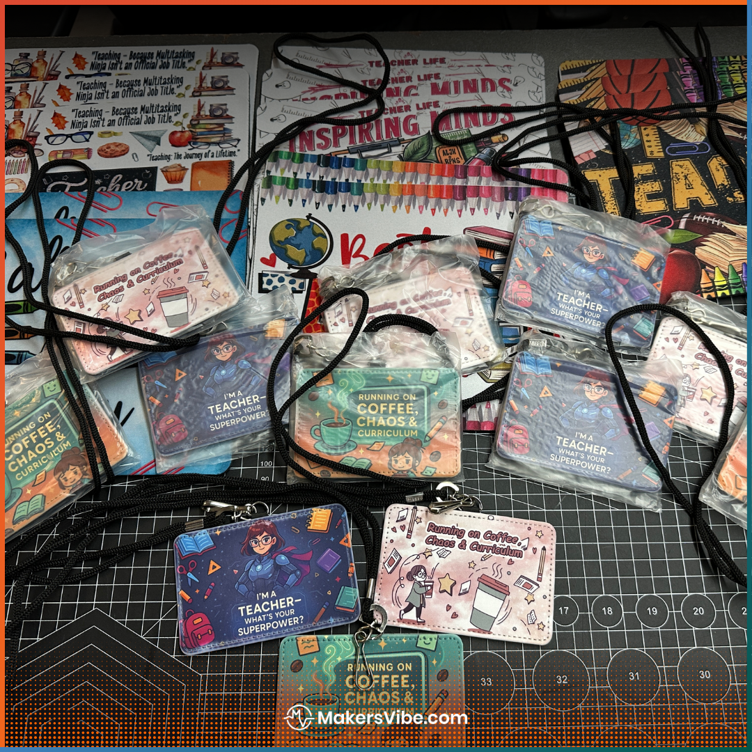 Custom Sublimation ID Badge Holder – Durable Hard Plastic – Portrait or Landscape - Image 9