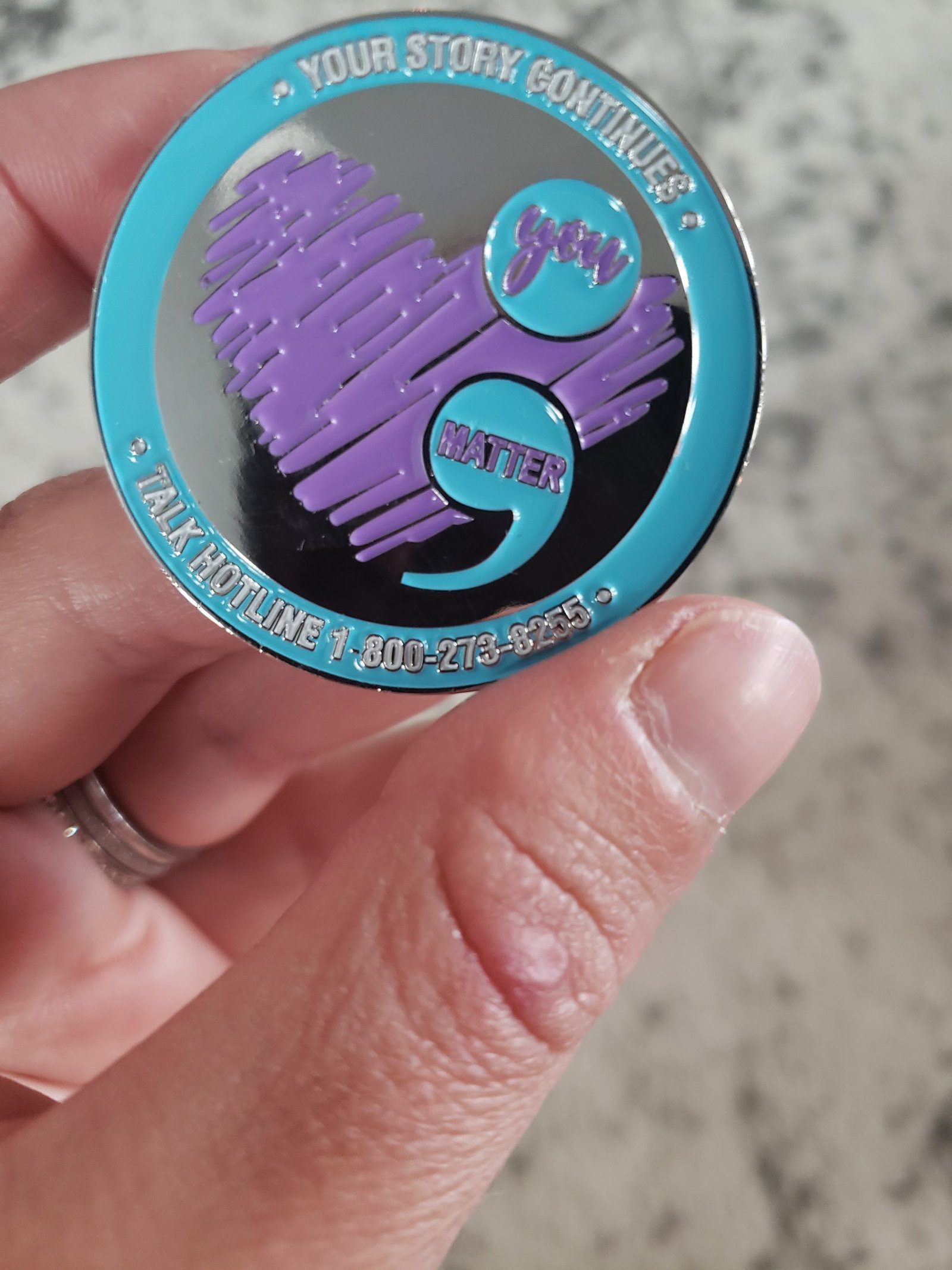 Suicide Prevention Awareness Coin – A Symbol of Hope and Remembrance - Image 5