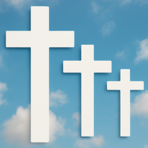Custom Aluminum Sublimation Cross – Indoor/Outdoor Wall Art (12", 16", 24")