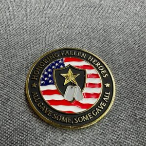 Honoring Fallen Heroes - Gold Edition - Personalized Memorial Keepsake