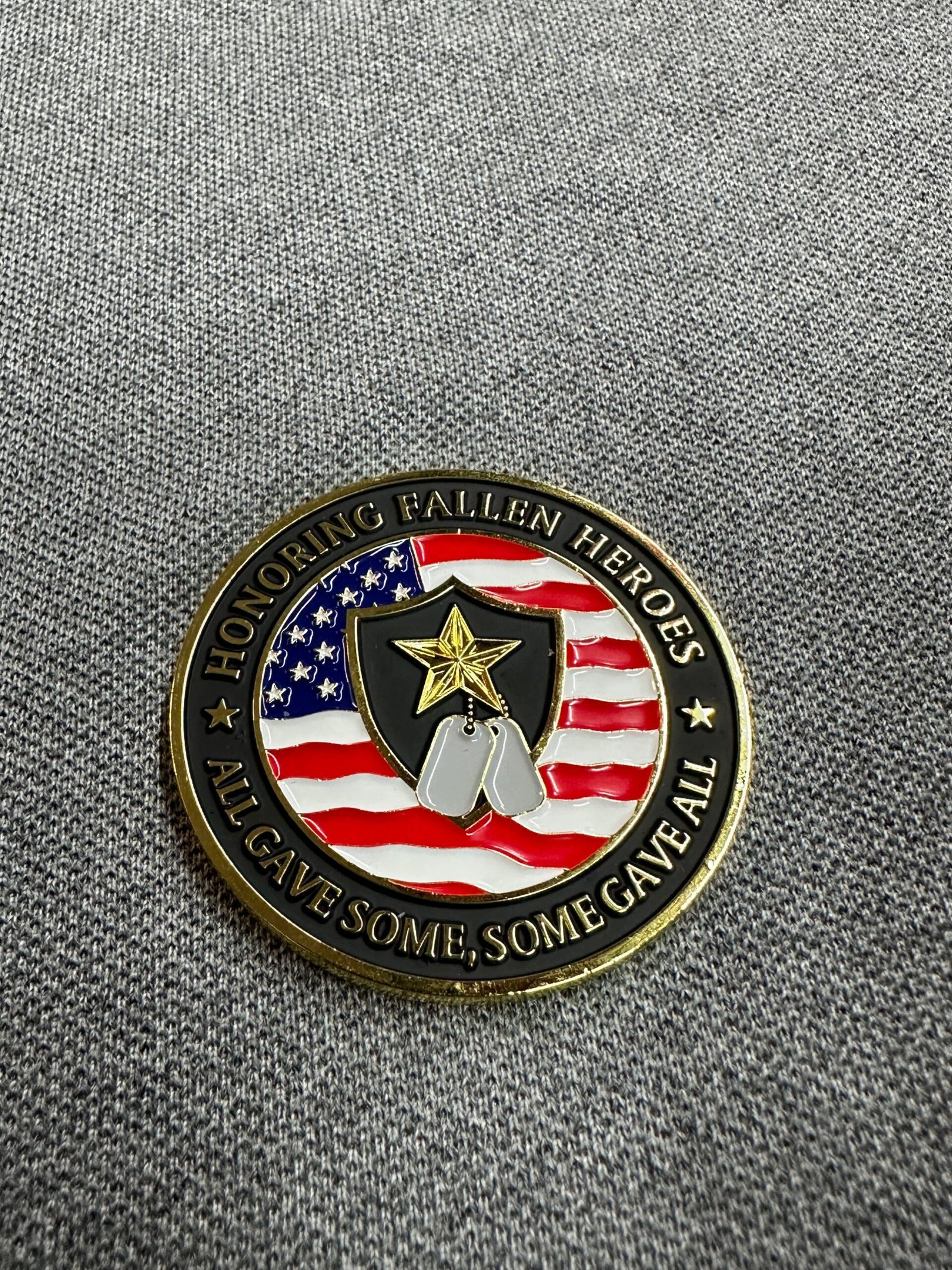 Honoring Fallen Heroes - Gold Edition - Personalized Memorial Keepsake
