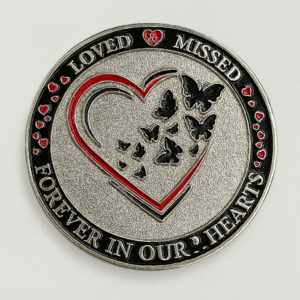 Loved & Missed - Butterfly Heart Edition - Personalized Memorial Keepsake (Wholesale)